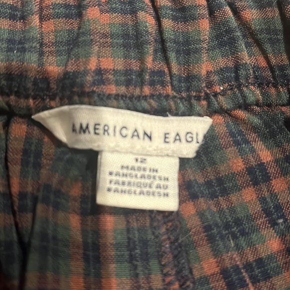 American Eagle Outfitters Paperbag Plaid Shorts - Picture 3 of 3
